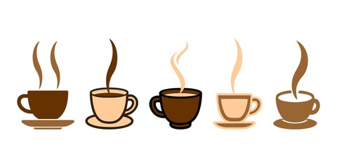 Variety of Coffee Cups and Containers