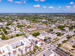Aerial photo Boynton Beach  Florida construction sites 2025