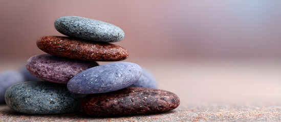 Customizable Zen stones with space for text or ideas