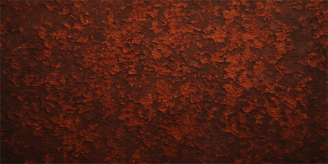 Grungy, textured coffee beans on a rusty metal surface