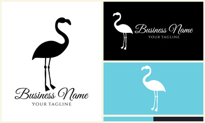 Flamingo Logo Design Variations. (124)