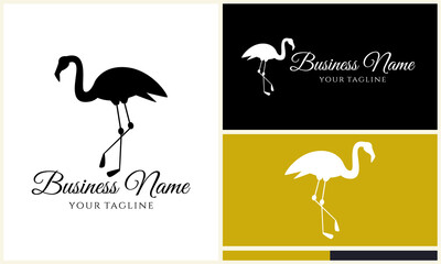 Flamingo Logo Design Variations. (120)