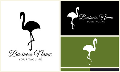 Flamingo Logo Design Variations. (86)