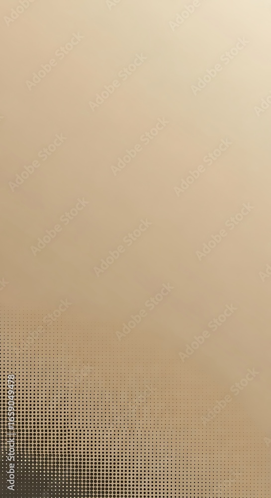 Poster sophisticated gradient with halftone texture for neutral background design