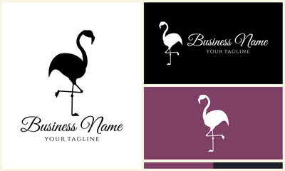 Flamingo Logo Design Variations. (82)