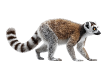 Ring-tailed lemur in profile view (1)
