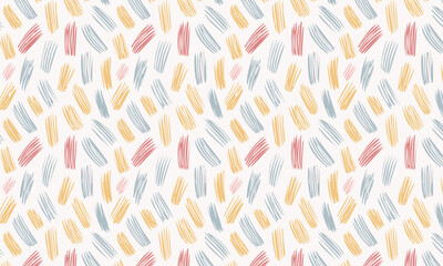 Playful Abstract Pastel Scribbles Seamless Pattern for Kids