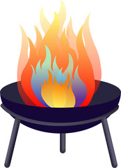 캠프파이어 모닥불 화로