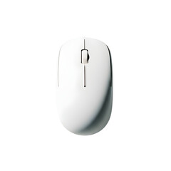 Minimalist White Wireless Mouse Sleek Design for Productivity and Comfort - Perfect for Work or Home