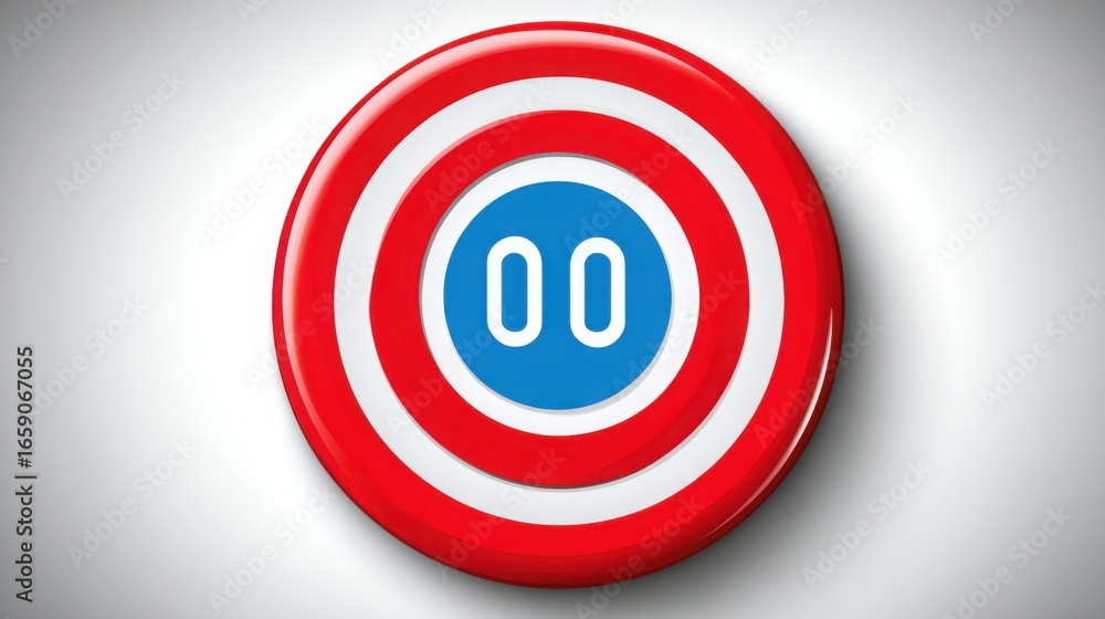 Poster image featuring the number zero at the center highlighting a unique concept of evaluation and metric