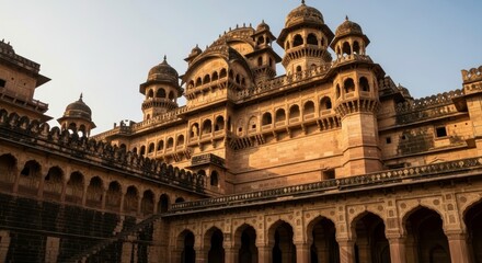Fototapeta premium Ornate Palace Architecture: A Historic Landmark