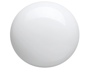  Chewing Gum Bubble with Glossy Surface and Light Reflection, Top-Down View, Transparent PNG