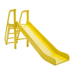 Yellow Wooden Kids Slide with Ladder Fun Outdoor Playground Equipment