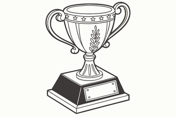 gold trophy cup