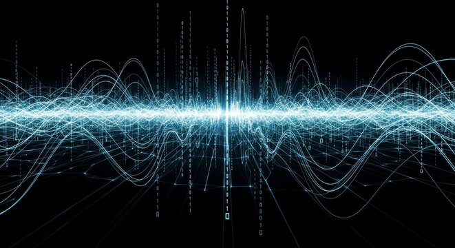 Digital Waveform - Data Flow and Energy Transmission