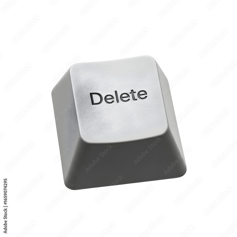 Fototapete delete button erase and simplify your digital world with a single click