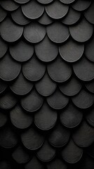 Dark, overlapping circles create a scaly texture