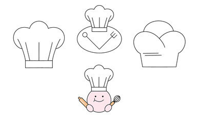 chef, cooking, food, hat, baker, restaurant, kitchen, character, sticker