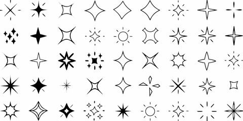 black and white silhouettes of a white people