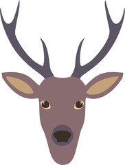 Deer head vector illustration