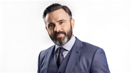 businessman with a headache