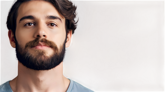 portrait of a handsome young man