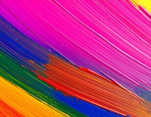 Creamy Glazing Acryl Brush Strokes