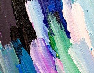 Creamy Glazing Acryl Brush Strokes