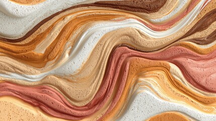 Abstract swirling texture of earthy tones