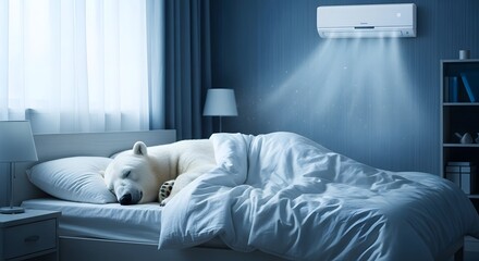  Polar Bear Sleeping Bed