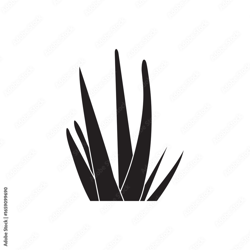 Poster aloe vera icon isolated flat vector simple illustration for web and app..eps
