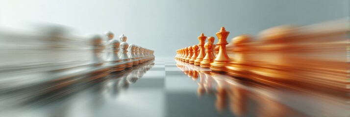 Strategic IPO Valuation Chessboard Moves in Modern Office Premium Professional Business Content for Confident Investment and Financial Marketing Campaigns