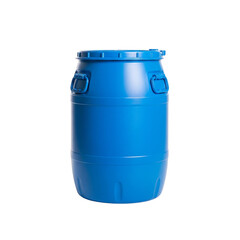 blue plastic container