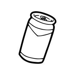 soft drink aluminum can drawing