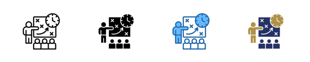 Strategy Session  Icon Set Multiple Style Collection
