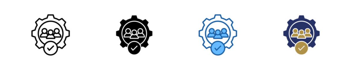 Professional Service  Icon Set Multiple Style Collection
