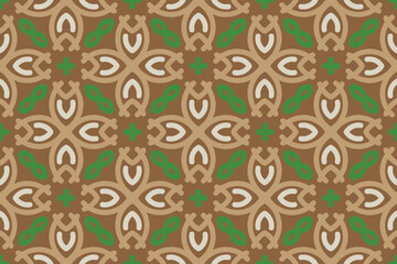 seamless pattern with vintage ornament