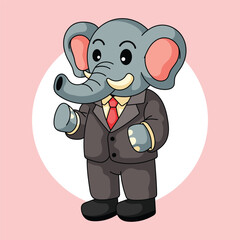 Flat Vector Animal Marketing Illustration