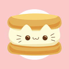 Flat Vector Dessert Illustration