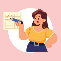 Flat Vector Marketing Illustration