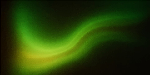 Abstract green texture with glowing blue lines and a dark wave pattern