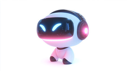 Fototapeta premium Cute Smiling Cartoon Kawaii Character