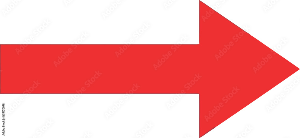 Aufkleber vector vector art of red arrow pointing to the right indicating direction and forward movement trans