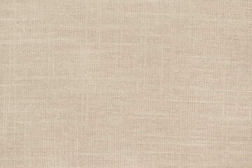 Brown linen fabric texture background, seamless pattern of natural textile.