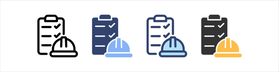 Obraz premium Foreman Icon Set Multiple Style Collection