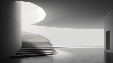 Obraz premium Abstract minimalist backgrounds with soft gradients and smooth organic shapes. Clean negative space, balanced composition, and calm color palettes for web design, presentations, social media, posters,
