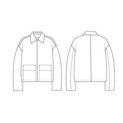 Jacket skatch