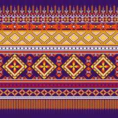 Native colorful abstract ethnic pattern seamless.