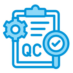 Fototapeta premium Analytics Blue Icon