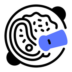 This Meat marinade icon is suitable for Food, Cooking, Culinary, etc.